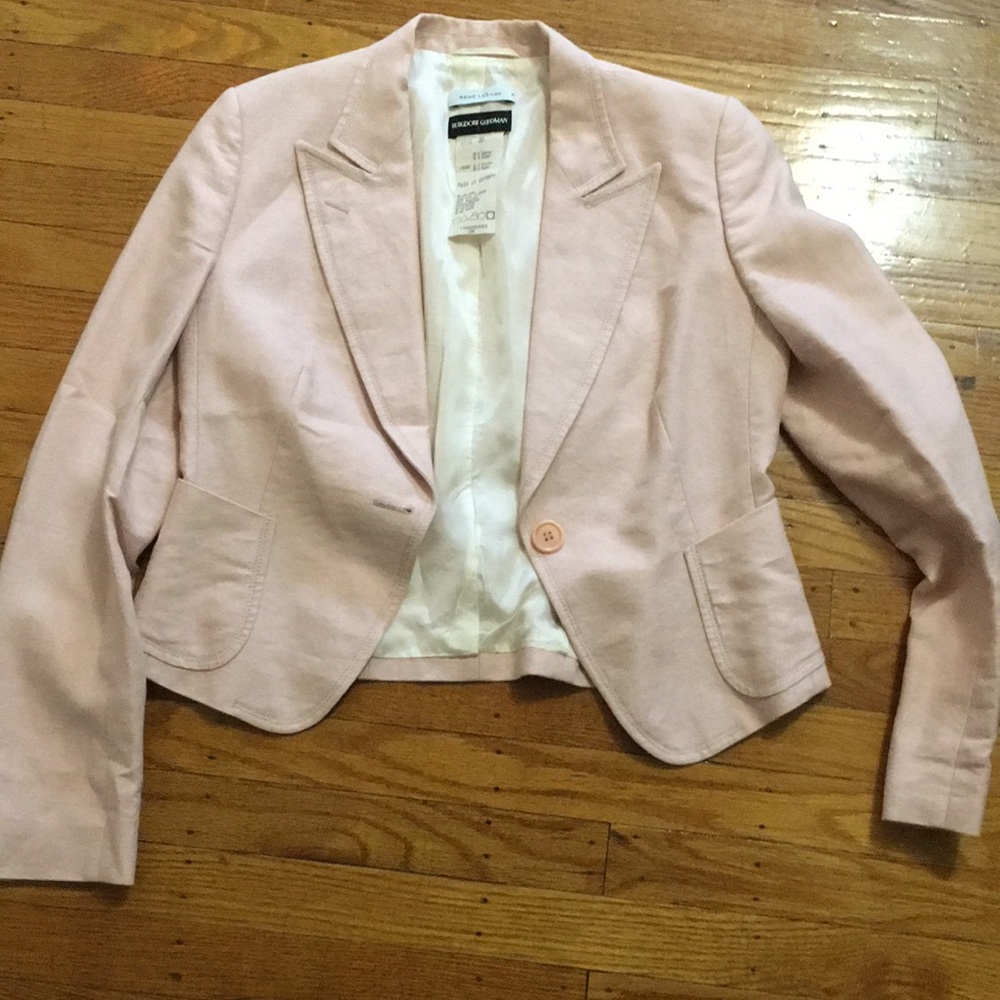 Rene Lezard pink blazer